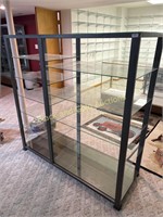 Glass & Metal Shelving Unit