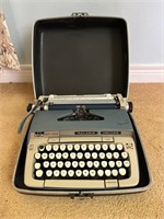 Smith-Corona Galaxy Deluxe Portable Typewriter