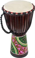 $190 (9.5x20) Hand-painted Djembe Drum Bongo