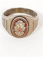 ANTIQUE STERLING PCVS RING