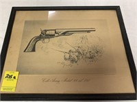 Colt Army Model .44 cal. 1860 Framed