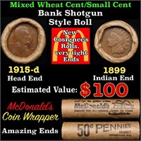 Small Cent Mixed Roll Orig Brandt McDonalds Wrappe