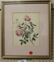 Framed Floral Print