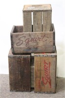 Vintage Squirt Wooden Crate
