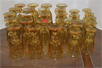 Selection of Amber Glassware