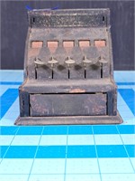 Antique novelty cash register bank