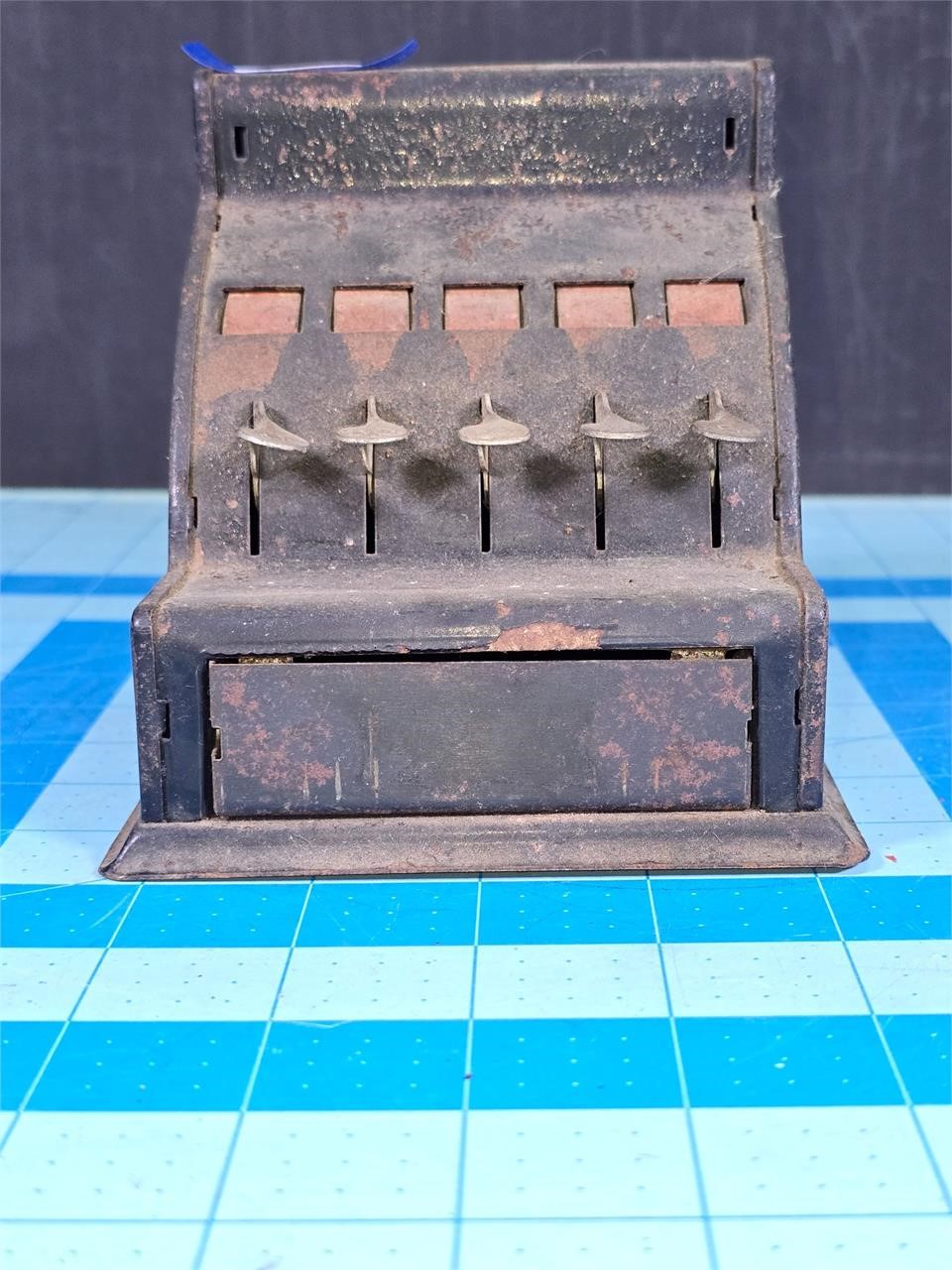 Antique novelty cash register bank