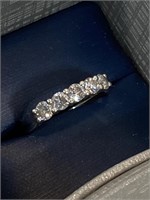 14K White Gold & Diamond Band / Ring $3339 New