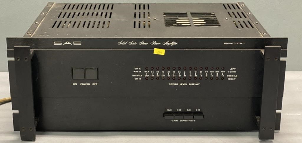 SAE 2400L Solid State Stereo Power Amp