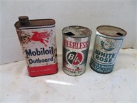 White Rose, B/A , Mobile oil cans