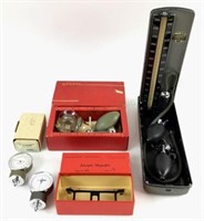 Vintage Medical Equipment W/ Baumanometer,