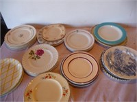 Large assortment of plates