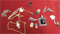 Assorted Jewlery,Pendents,Shirt Pins,Tie Clips