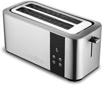 Salton Stainless Steel Countdown Long Slot Toaster