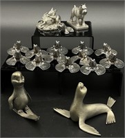 Miniature Pewter Figurines