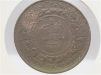 1861 New Brunswick Large Penny VF