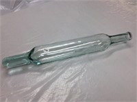 Vintage Glass Rolling Pin 19" long