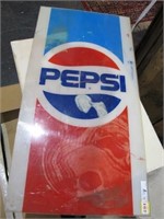 PEPSI  PLASTIC SIGN