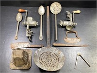 Vintage Metal Kitchenware & More
