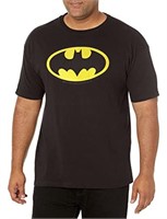 DC Comics Classic Bat Logo T-Shirt -Black/Yellow,