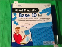 LEARNING RESOURCES GIANT MAGNETIC BASE 10 SET