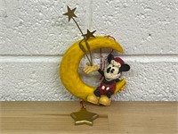 VTG Mickey Mouse Sitting On Moon Ornament