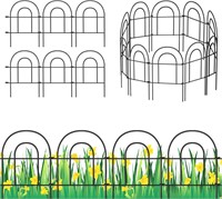 AGJIDSO 25pc Green Garden Fence