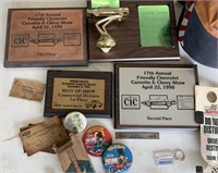 Trophy, Ball caps & Key chain