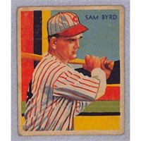 1935 Diamond Stars Crease Free Sam Byrd Hi #