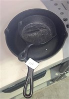 Set of small cast iron pans