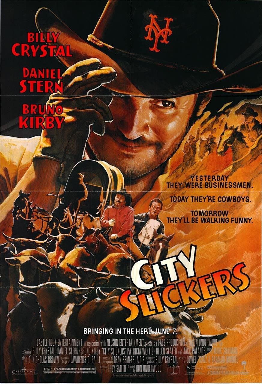 City Slickers Original 1991 Vintage One Sheet Post