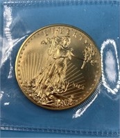 Unc. 2012 Gold eagles 1 oz gold coin