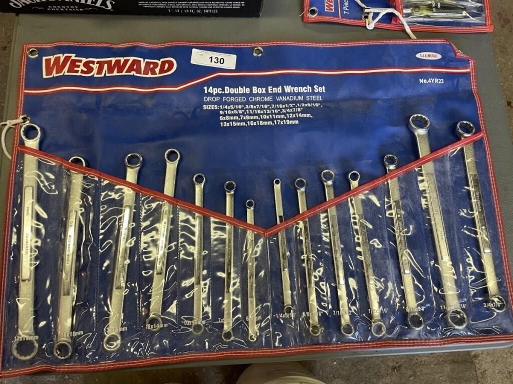 WESTWARD 14 PIECE BOX WRENCH SET