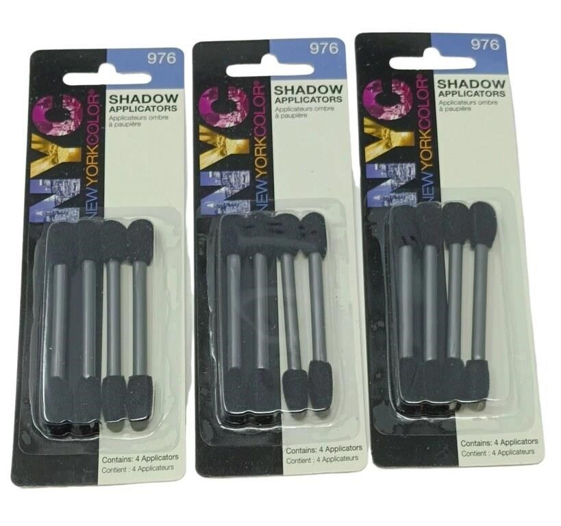 New York Color 3pcs Shadow Applicators