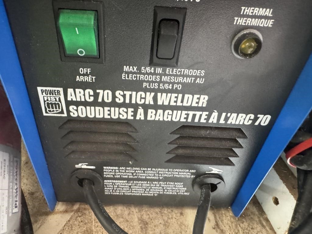 STICK WELDER WITH RODS