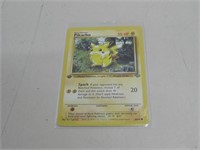 Pikachu First Edition Holographic Pokemon Card