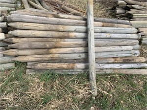 USED 2-3" x 6' Treated Fence Posts /EACH