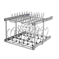 Rev-a-Shelf 2-Tier Sliding Metal Basket $200