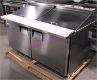 1X, NEW 59" TARRISON COLD PREP TABLE 2 DR. *NOTES*