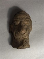 PRE COLUMBIAN SMALL CARVED STONE HEAD (#2)