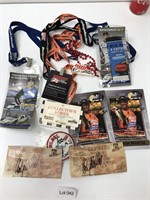 Lot of Nascar and Bass Edge Items w/Autographs