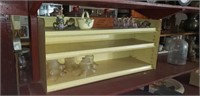 Yellow Metal Display Shelf - Items not included