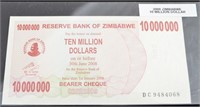2008 Zimbabwe 10 Million Dollar