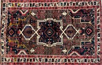 AMAZING HAND KNOTTED PERSIAN WOOL BAKHTAR RUG