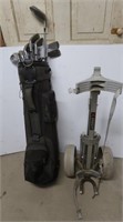 Golf Clubs, Bag & Cart