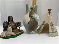 Indian CERAMIC lot S. summers lot