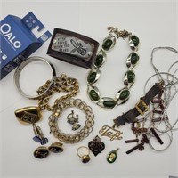 COSTUME JEWELRY INCLUDES SOME MONET