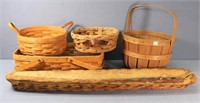 (5) Baskets incl. 2 Longaberger