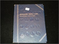 Album Canadian Small Cents 1920-1972  (58 coins)