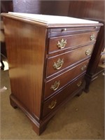 4-DR & SHELF MARBLE-TOP CHEST  25X15X30T